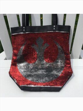 Disney Star Wars reversible sequin Tote with logos